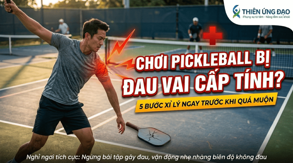 5 Cách Xử Lý Đau Vai Khi Chơi Pickleball Hiệu Quả Ngay Tại Nhà