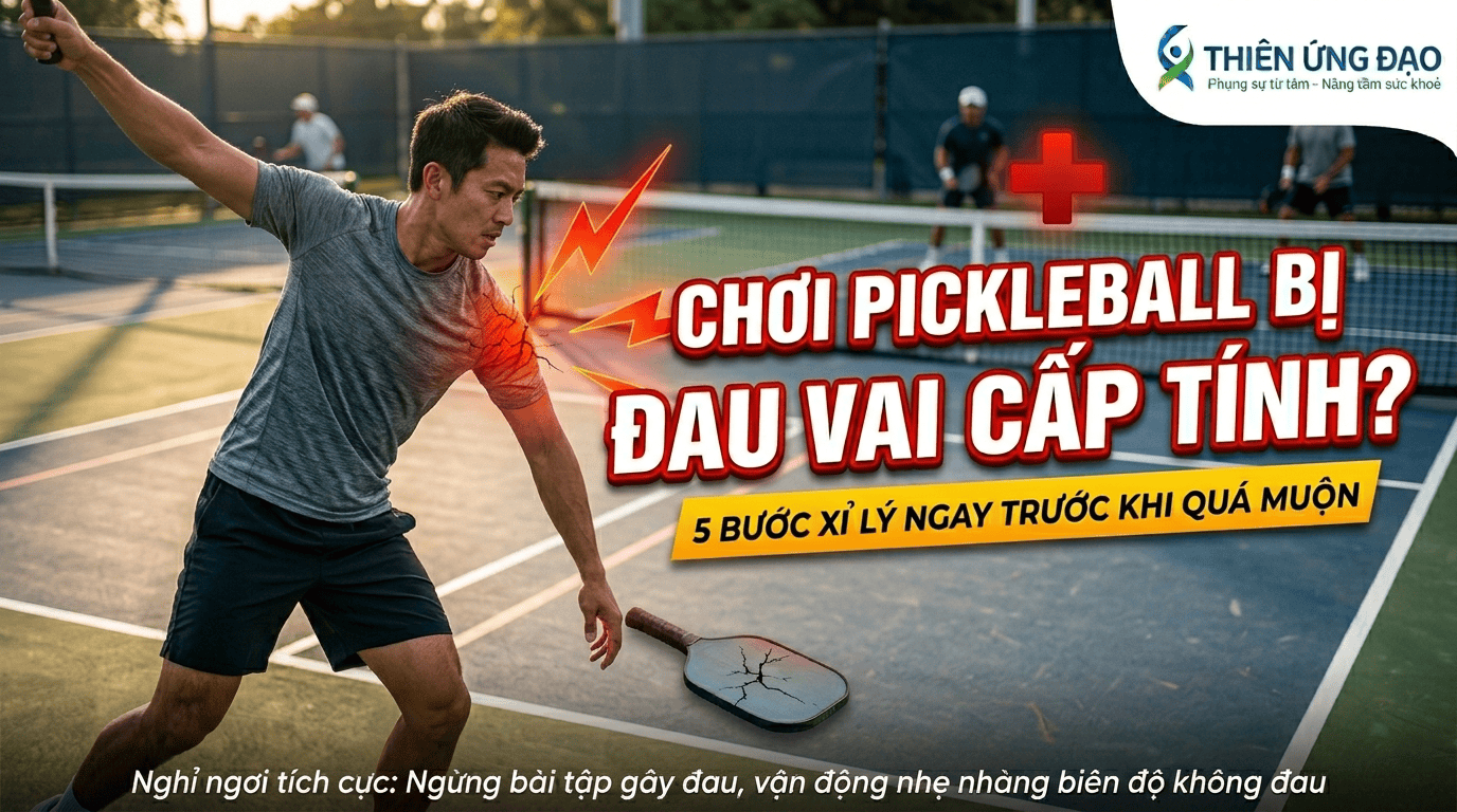 5 Cách Xử Lý Đau Vai Khi Chơi Pickleball Hiệu Quả Ngay Tại Nhà